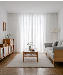 Rèm Mỏng Sọc Dọc Hiện Đại Thanh Lịch Cho Phòng Khách - Product Image 3