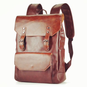 Oem ODM dịch vụ Yiwu Trung Quốc thâm quyến Hà Bắc Chiết Giang thành phố Quảng Châu nhà máy sản xuất màu đen nâu chính hãng PU da Ba lô - Product Image 2