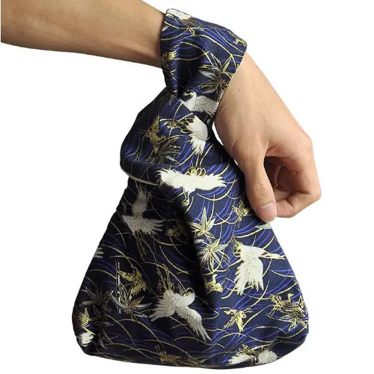 Famous Brand Wrist Bag Fashion Canvas Tote Bag Custom Spotted Geometric Wrist Bag