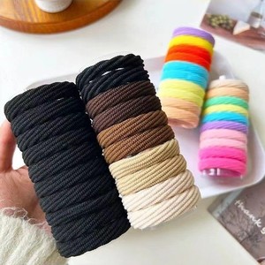 Bande de cheveux élastique élastique pour enfants bande de cheveux queue de cheval haute petite fille anneau de serviette corde de cheveux durable <span class=keywords><strong>GHA</strong></span> - 006 - Product Image 3