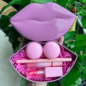 <span class=keywords><strong>Coffret</strong></span> Cadeau <span class=keywords><strong>Maquillage</strong></span> Complet Tout-en-un : Gloss, Crayon à Lèvres, Huile, Gommage et Masque pour les Lèvres – 5 Pièces - Product Image 3
