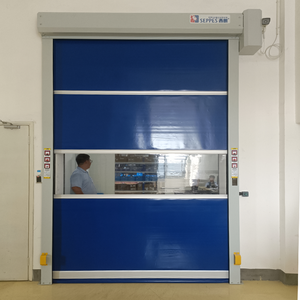 Porta Avvolgibile Industriale Automatica <span class=keywords><strong>in</strong></span> <span class=keywords><strong>PVC</strong></span> Flessibile ad Alta Velocità con Centralina da 0,75 kW - Product Image 5