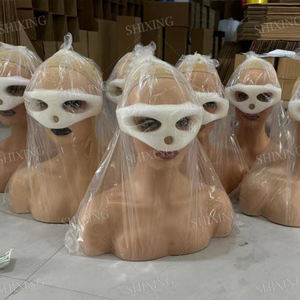 Tête de Mannequin Réaliste avec Épaules, Femme Afro-Américaine, Demi-Buste de Mannequin avec Épaules pour Présentation de Perruques - Product Image 5