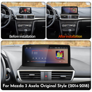 Radio para Auto Android 14 con GPS, Navegación, Reproductor Multimedia de Video, Pantalla Estéreo para Mazda 3 Axela 2014-2018, Carplay, Auto 4G, DSP - Product Image 3