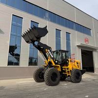 Nouvelle conception, modèle chinois HZM957, chargeuse sur pneus articulée 5T 4x4, chargeuse de chantier lourde