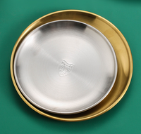 Plaque de cuisson en acier inoxydable 304 pour barbecue coréen, plateau domestique, assiette à steak et cuisine occidentale, plaque de cuisson