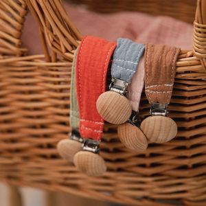 Ciuccio fatto a mano per bambini con catena a Clip simpatico animale in cotone per 0-12 mesi accessorio per la cura del bambino - Product Image 5