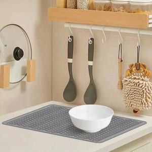Couvercle de dessus de cuisinière électrique carré en silicone étanche et tapis de protection parfait <span class=keywords><strong>pour</strong></span> évier de cuisine - Product Image 3