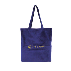 Sacs à provisions brodés en <span class=keywords><strong>velours</strong></span> côtelé sac fourre-tout en <span class=keywords><strong>velours</strong></span> côtelé - Product Image 3