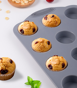 Moules à pâtisserie en silicone écologiques à 12 cavités, moules à tartelettes en forme de cœur, moules à muffins rectangulaires, moules à cupcakes antiadhésifs, résistants à la chaleur - Product Image 6
