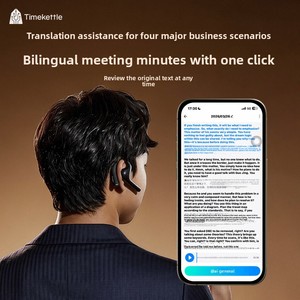 Auriculares de Traducción Simultánea en Tiempo Real Shikonghu W4 Pro para Reuniones Inteligentes, Multi-idioma, Sin Conexión - Product Image 5