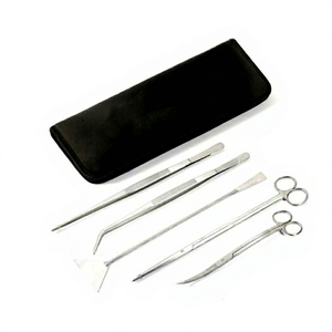 Herramientas de Recorte para Plantas de Acuario de Acero Inoxidable con Autolimpieza para el Cuidado y Mantenimiento del Acuario, Prácticamente Empacadas en Bolsas - Product Image 1