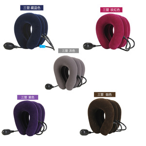 Dispositif de traction cervicale gonflable à tube unique en PVC épaissi pour usage domestique, fonctionnement manuel - Product Image 1