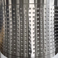 Grand réservoir de fermentation en acier inoxydable de 500 L avec couvercle flottant pour le vin