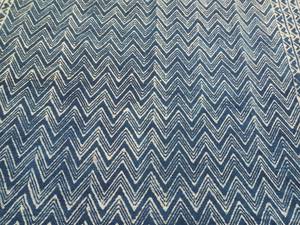 Alfombra Kilim de Algodón Tejida a Mano en Azul Índigo, con Estampado de Bloques, Tejido Plano, Estilo Boho, para Piso, 5x8, 6x9, 8x10, 9x12 - Product Image 6