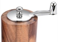 Acaia Penggiling Garam dan Merica Baja Tahan Karat, Set 2 Buah Penggiling Inti Keramik