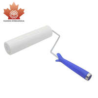 Kit de rouleaux de peinture détachables, outil de peinture professionnel, rouleau de peinture pour murs et plafonds, cadre de rouleau de peinture en fil métallique type cage à oiseaux