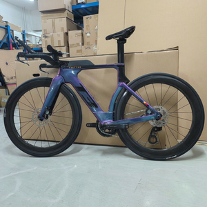 Bicicleta de Carretera Time Bike de Fibra de Carbono para Triatlón 700c, 24 Velocidades, Cambio Electrónico Inalámbrico, Frenos de Disco Hidráulicos # #   Cyctrac - Profes T3 # - Product Image 4