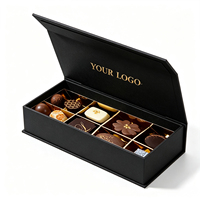 Boîte cadeau en carton personnalisée faite à la main pour la Saint-Valentin, boîte cadeau de luxe pour chocolats