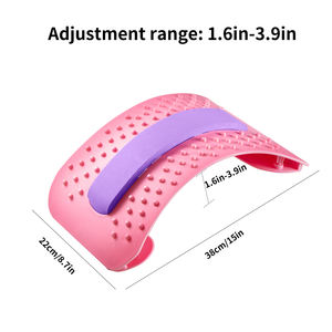 Tablero de soporte Lumbar ajustable, masajeador de cintura de colores personalizados, camilla de espalda para corrección de postura de alivio del dolor superior e inferior - Product Image 2