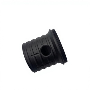 Precision 5-Axis CNC Milling & Turning Custom Aluminum Alloy Cylinder Cavity, Black Anodized,Custom CNC Machining Parts - Product Image 4