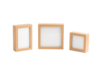 Cadre photo lumineux de nuit avec plaque en verre vierge pour sublimation, support inclus, transfert thermique, artisanat DIY, décoration personnalisée pour la maison, cadeau