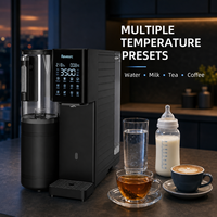 Purificateur d'eau RO électrique de comptoir Revesrc, distributeur d'eau chaude et froide enrichie en hydrogène avec écran tactile intelligent pour la maison et le bureau