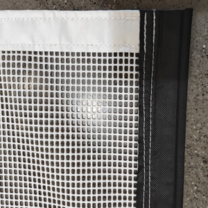 Oeillets en métal et bandes de cartes de couture Tissu en polyester enduit de PVC à grand trou avec œillet <span class=keywords><strong>pour</strong></span> clôture extérieure et filet pare-soleil - Product Image 5