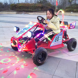 Voiture en acier monoplace pour adultes <span class=keywords><strong>et</strong></span> enfants Parc d'attractions extérieur Drift Race Game Equipment Battery Remote Car - Product Image 3