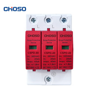 Parafoudre 1000V CC 2P 40kA SPD Dispositif de protection contre les surtensions Protection contre la foudre Protecteur de tension pour système solaire photovoltaïque Certifié CE