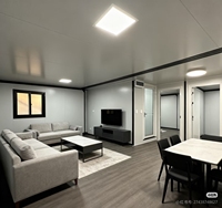 Maison conteneur extensible 20ft 30ft 40ft 2 chambres Villa préfabriquée extensible avec certification CE