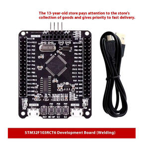 STM32F103RCT6 บอร์ดพัฒนาระบบขนาดเล็กสำหรับดาวน์โหลดพอร์ตอนุกรมแบบคลิกเดียวชุดบอร์ดฝังตัว - Product Image 4