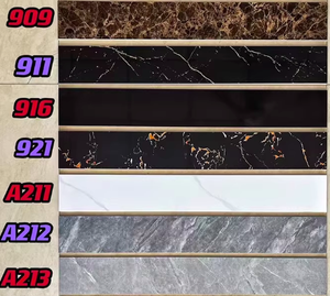 Rodapié de porcelana al por mayor para interiores, rodapié de cerámica para suelo, varios estilos de decoración, rodapié oculto - Product Image 1