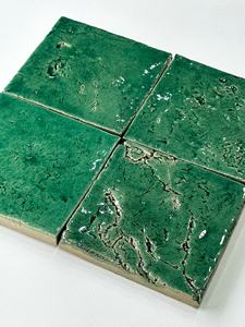 Carrelage <span class=keywords><strong>Zellige</strong></span> personnalisé en usine Carrelage marocain fait à la main <span class=keywords><strong>de</strong></span> 4x4 pouces Carrelage d'argile en terre cuite brillante pour <span class=keywords><strong>salle</strong></span> <span class=keywords><strong>de</strong></span> <span class=keywords><strong>bain</strong></span> et cuisine - Product Image 2