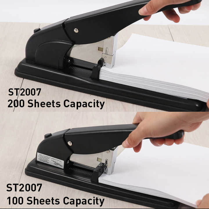 Agrafeuse Robustes Eagle - Capacité 100 Feuilles, Noir, Pour Bureau
