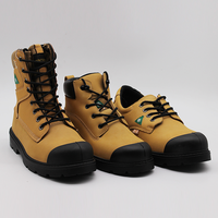 Bottes de sécurité CSAfactory 8' en cuir nubuck avec embout en acier et injection de PU