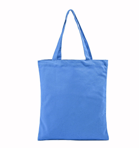 Sac fourre-tout en toile de coton personnalisable imprimé couleur unie, sac à bandoulière en toile, sac de shopping en toile couleur unie - Product Image 3