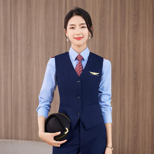 カスタム最新デザインセキュリティガード制服男女兼用ポリエステルコットンシルクフィット作業服オフィスウェアセレモニアルユニフォーム春 - Product Image 6