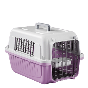 Büyük taşınabilir plastik hava kutusu çin kediler ve köpekler için düğme kapatma ile standart uzay kafesi-Can Conkey - Product Image 1