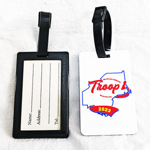 ป้ายติดกระเป๋าและกระเป๋าเดินทางทำจากยางพีวีซีนุ่มพิมพ์ซับลิเมชันออกแบบโลโก้ได้ตามต้องการ - Product Image 1