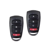 Télécommande universelle RF RKING RK-CRC-KIV40 à 4 boutons, portée 100m, pour portail de garage/porte de voiture, duplicateur de code fixe à apprentissage