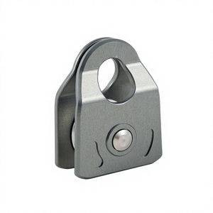 Polea de Aluminio Resistente a la Corrosión por Salinidad, de Doble Rueda, Baja Fricción, Gran Diámetro de 38 mm, Resistencia a la Rotura de 55 KN, para Rescate al Aire Libre - Product Image 1