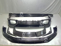 Spoiler de pare-chocs avant en fibre de carbone de style P pour Audi RS6 RS7 C8, kit carrosserie, diffuseur arrière, pièces de carrosserie, kit de conversion