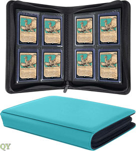 YY Carpeta Personalizada De 4 Bolsillos Para Toploader Con Cremallera Álbum De Cartas Tamaño 3x4 Para Colección - Product Image 3