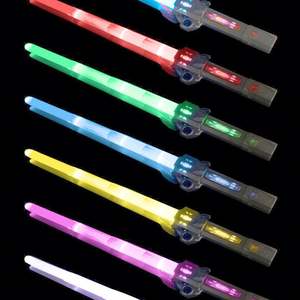 Sabre laser LED extensible de haute qualité, jouet 2-en-1, épée lumineuse en plastique pour enfants - Product Image 2