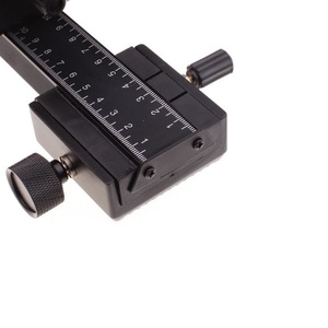 Deslizador de riel de enfoque <span class=keywords><strong>macro</strong></span> de 4 vías para cámaras DSLR/SLR, con tornillo de 1/4 ", para tomas en primer plano. - Product Image 6