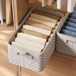 Home Foldable Fabric Storage Cubes Organizer Clothes Shelf Basket Cube Organizer With Dual Handles - Product Image 1