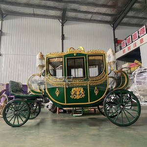 Calèche électrique verte personnalisée en usine, calèche royale électrique, calèche de mariage la plus populaire - Product Image 4