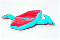 Promotion estivale : Bateau aquatique gonflable en PVC, type Dragon volant, remorquable et sécurisé, pour 2 à 4 passagers
