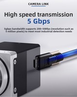 Kabel CameraLink MDR/SDR Konektor Dual-Size PoCL Hikrobot/Ekoh Kamera Industri 26-Pin Catu Daya China untuk Sinyal
